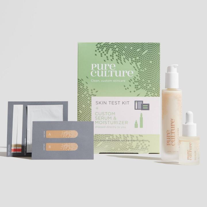 Pure Culture Beauty Skin Test + Custom Serum & Custom Moisturizer