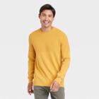 Men's Crew Neck Pullover - Goodfellow & Co Mustard Yellow