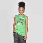 Boys' Graphic Sleeveless Tech T-shirt My Game Never Stops - C9 Champion Green