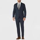 Haggar H26 Men's Big & Tall Tailored Fit Premium Stretch Suit Jacket - Blue
