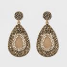 Sugarfix By Baublebar Embellished Drop Earrings - Gray/rose Gold, Girl's