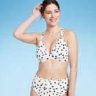 Women's Triangle Scrunchie Bikini Top - Kona Sol White D/dd Cup