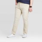 Men's Tall Slim Lightweight Denim - Goodfellow & Co Khaki 30x36,