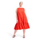 Plus Size Sleeveless Ruffle Shift Dress - Christopher John Rogers For Target Red