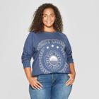 Women's Plus Size West Coast Graphic Sweatshirt - Modern Lux (juniors') Blue