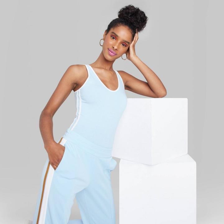 Women's Tank Bodysuit - Wild Fable Blue