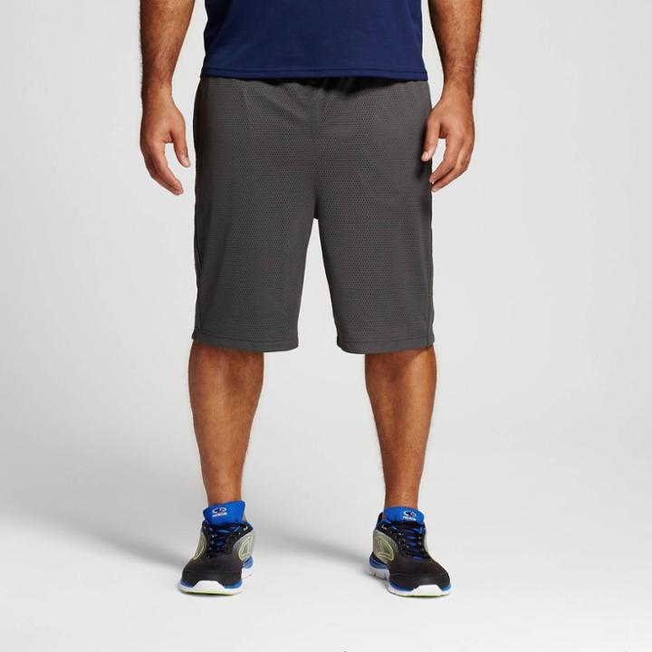 Men's Big & Tall Mesh Shorts - C9 Champion - Railroad Gray