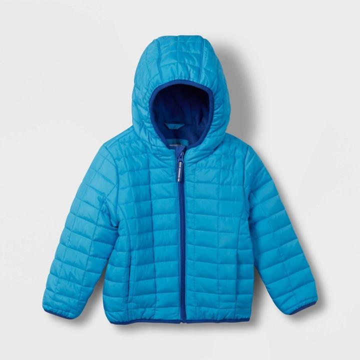 Toddler Long Sleeve Puffer Jacket - Cat & Jack