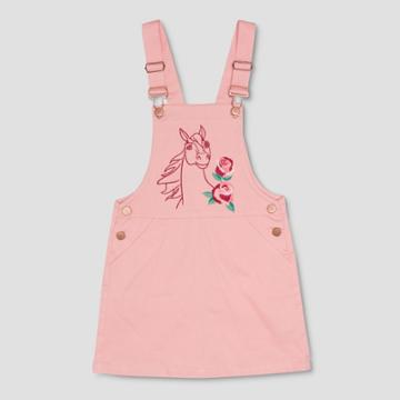 Girls' Spirit Riding Free Big Flower Spirit Overall Dress -