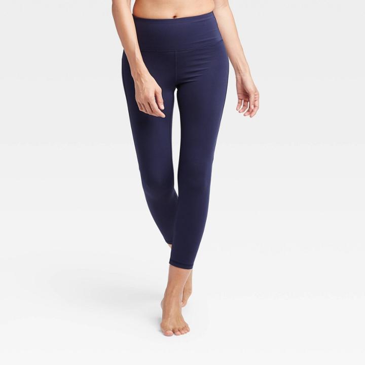 Women's Contour Curvy High-rise Leggings With Power Waist 25 - All In Motion Navy S, Women's, Size: