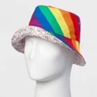 Weihai Luda Pride Adult Gender Inclusive Striped Hat - Rainbow One Size, Adult Unisex