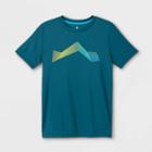 All In Motion Boys' Short Sleeve 'happy' Graphic T-shirt - All In