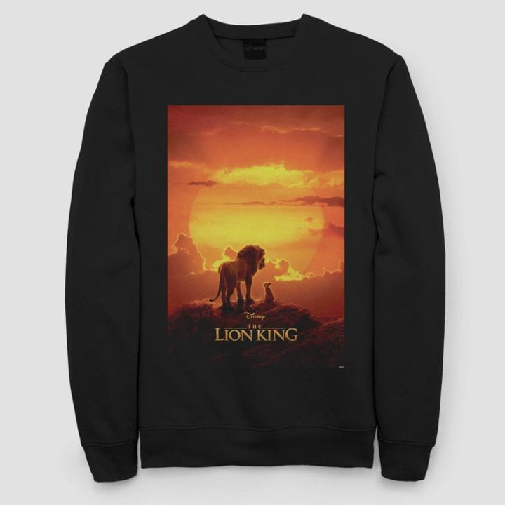 Target Women's Simba Pride Rock Pullover Sweatshirt (juniors') - Black