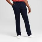 Men's Big & Tall Athletic Fit Hennepin Chino Pants - Goodfellow & Co Navy (blue)