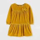 Toddler Girls' Holiday Bow Dress - Just One You Made By Carter's Yellow