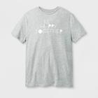 Shinsung Tongsang Men's Short Sleeve Happy Together Easter T-shirt - Gray