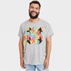 Threadless Pride Adult Plus Size Gay Gay Gay Short Sleeve T-shirt - Heather Gray