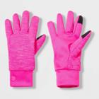 Girls' Solid Stretch Gloves - C9 Champion Pink