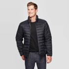 Men's Standard Fit Puffer Jacket - Goodfellow & Co Black