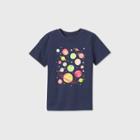 Kids' Short Sleeve Planets Graphic T-shirt - Cat & Jack Navy