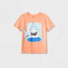 Kids' Adaptive Shark Graphic T-shirt - Cat & Jack Peach