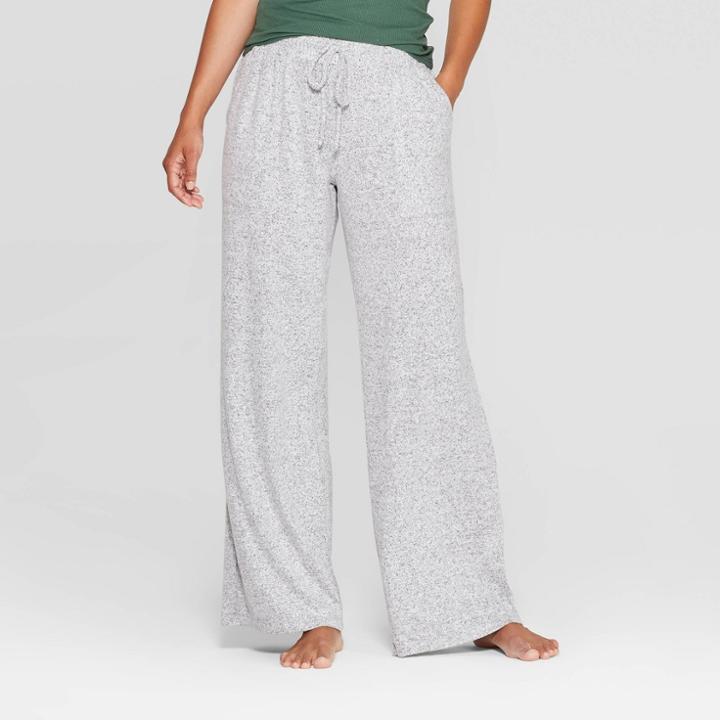 Women's Perfectly Cozy Wide Leg Lounge Pant - Stars Above Light Gray