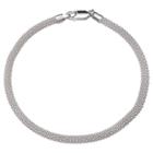 Distributed By Target Women's Popcorn Chain Bracelet With Lobster Claw Clasp In Sterling Silver - Gray