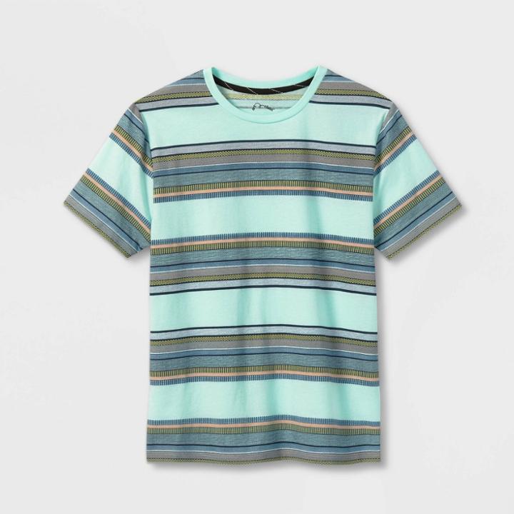 Boys' Striped Short Sleeve T-shirt - Art Class