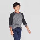 Boys' Long Sleeve Pullover Sweater - Cat & Jack Gray M, Boy's,