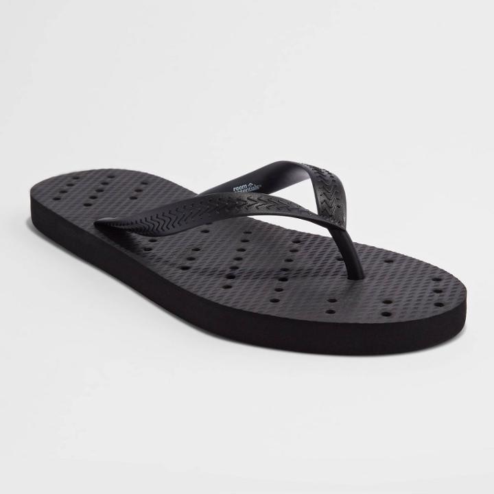 S Flip Flops Black - Room Essentials