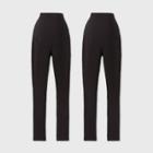 Maternity Knit Leggings 2pk Bundle - Isabel Maternity By Ingrid & Isabel Black