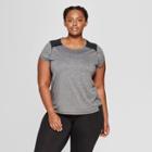 Women's Plus Size Short Sleeve Run T-shirt - C9 Champion Gray