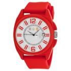 Women's Crayo Sunset Silicone Strap Watch-red, Red