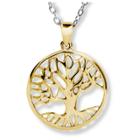 Target Elya Goldplated Stainless Steel Tree Of Life Pendant, Girl's, Gold