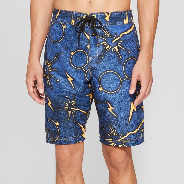 Men's Harry Potter Board Shorts - Midnight Blue