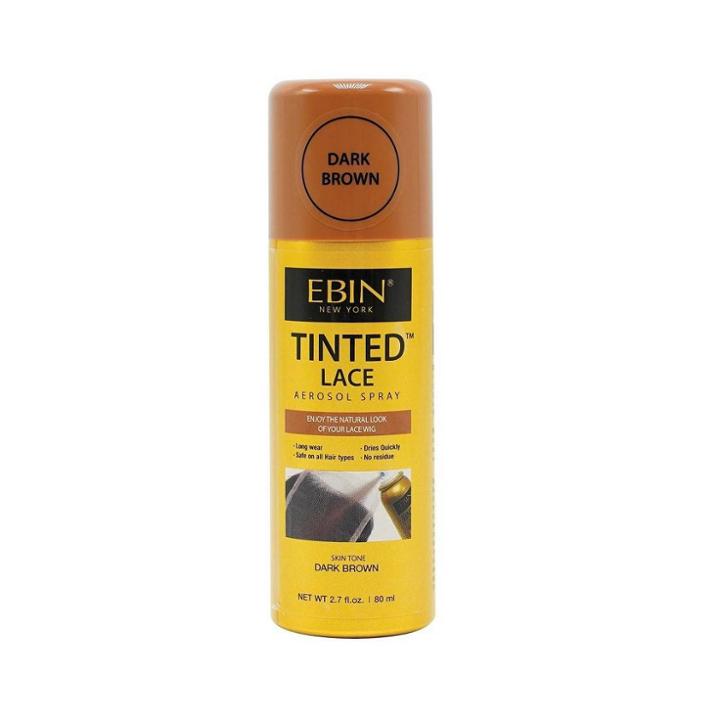 Ebin New York Tinted Lace Spray - Medium Brown