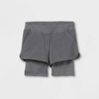 Toddler Girls' Activewear Shorts - Cat & Jack Gray