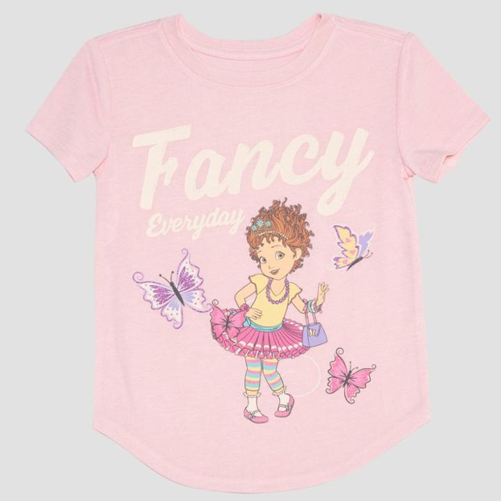 Toddler Girls' Fancy Nancy Short Sleeve T-shirt - Pink