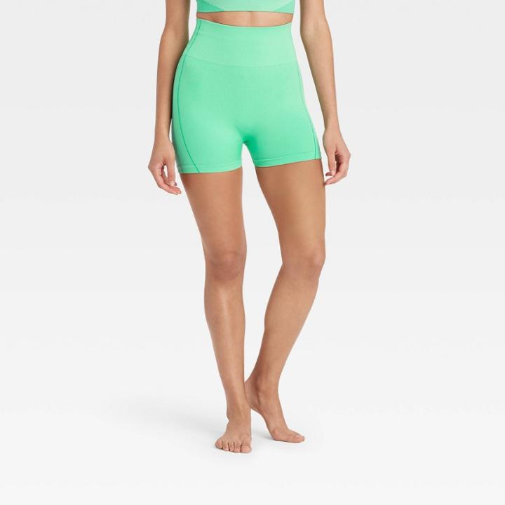 Women's Ultra High-rise Seamless Bike Shorts 2.5 - Joylab Jade
