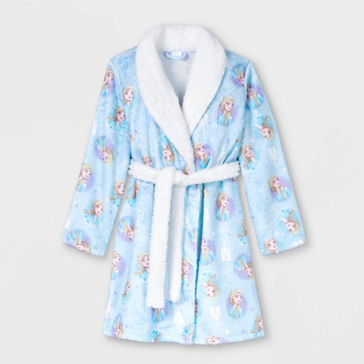 Girls' Frozen Robe - Blue