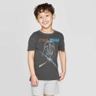 Petitejunk Food Toddler Boys' Short Sleeve T-shirt Star Wars Darth Vader Americana - Black