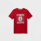 All In Motion Boys' Short Sleeve Football Graphic T-shirt - All In