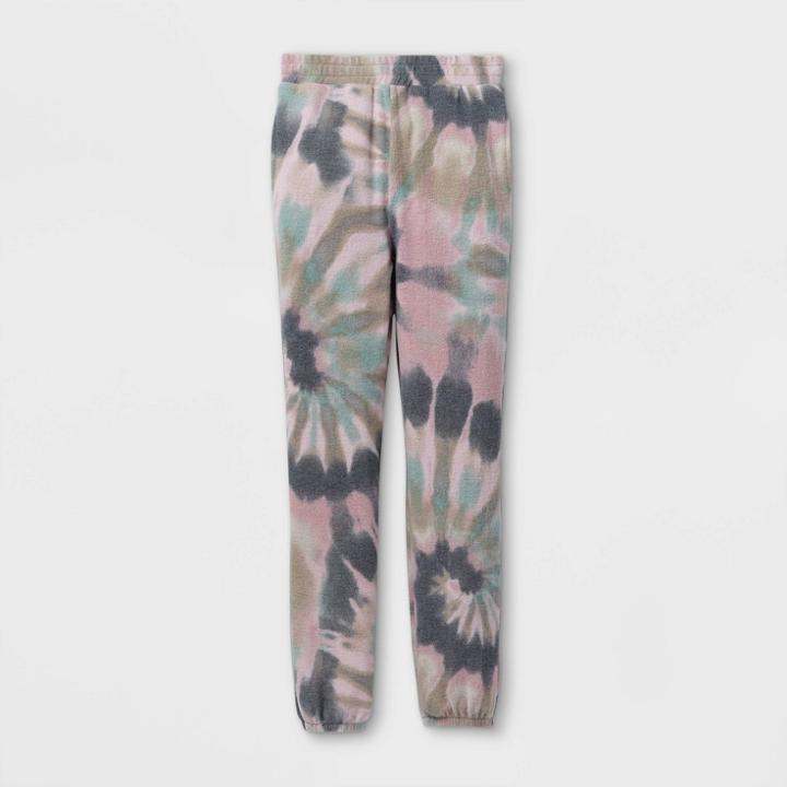 Girls' Tie-dye Jogger Pants - Art Class