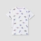 Boys' Dino Print Short Sleeve T-shirt - Cat & Jack White
