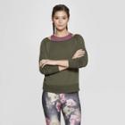 Target Women's Cozy Layering Sweatshirt - Joylab Deep Olive Green