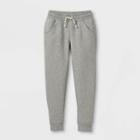 Girls' Fleece Jogger Pants - Cat & Jack Heather Gray