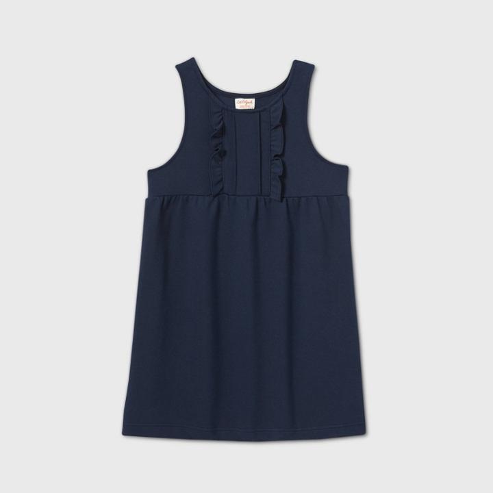 Girls' Stretch Uniform Jumpsuit - Cat & Jack Blue