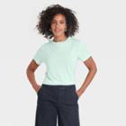 Women's Short Sleeve T-shirt - A New Day Mint