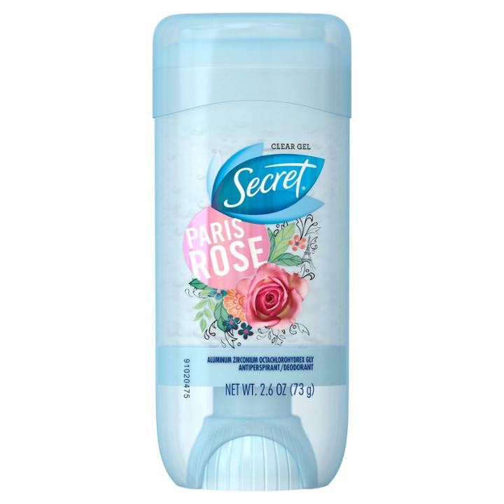 Secret Fresh Antiperspirant And Deodorant Clear Gel Paris Rose