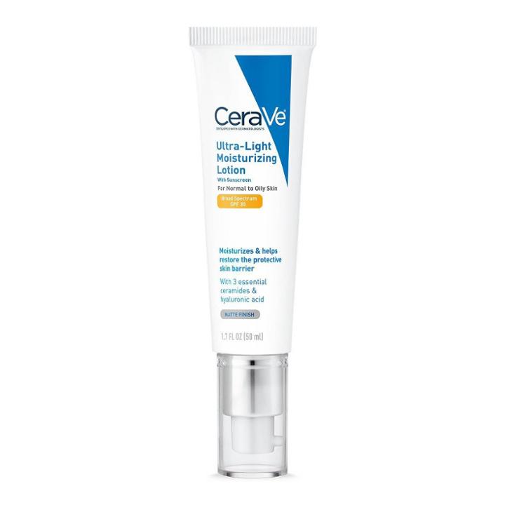 Cerave Ultra-light Moisturizing Face Lotion With Sunscreen - Spf